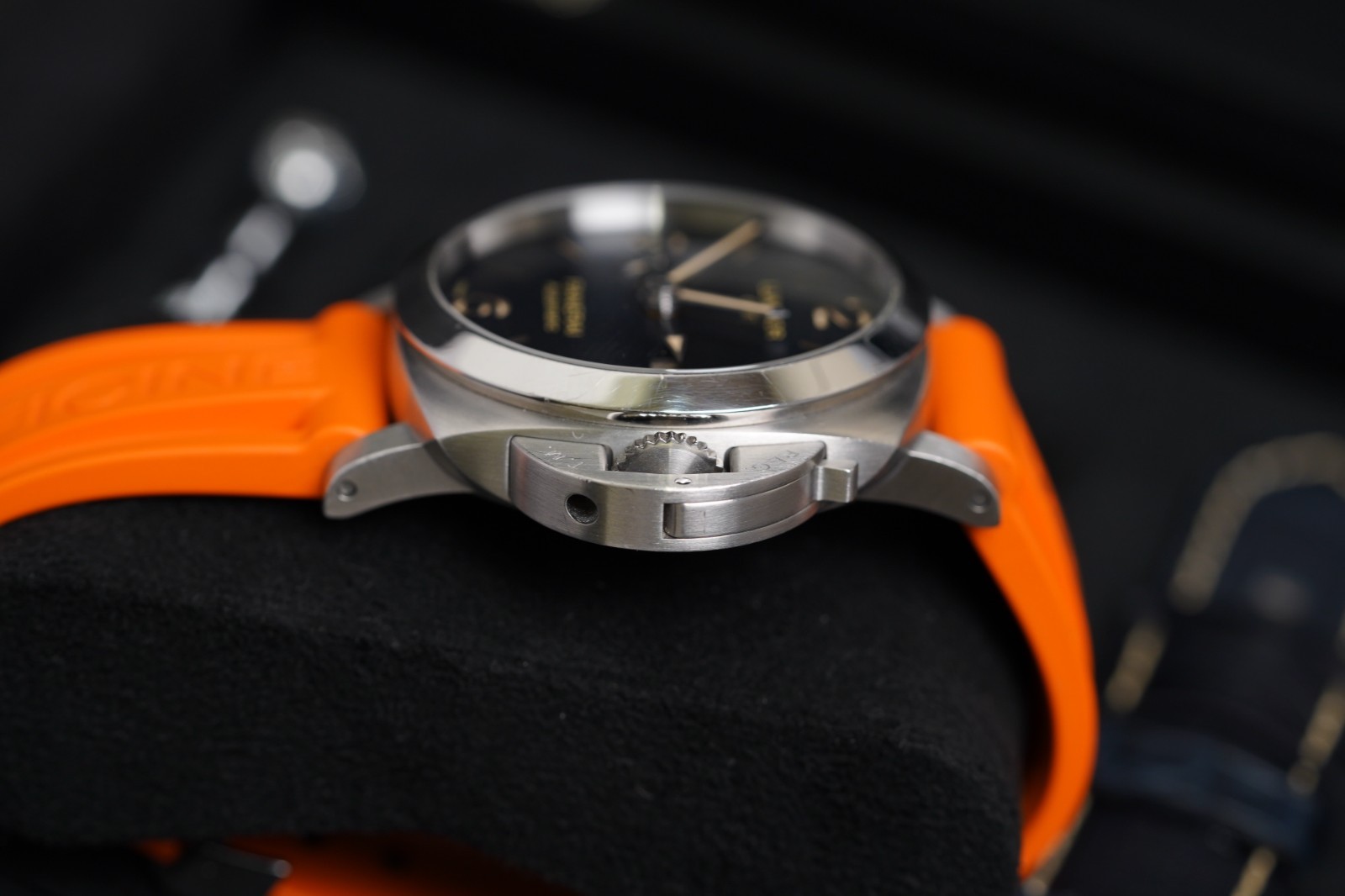 Panerai Luminor 1950 PAM01033 GMT 44mm Blue Dial Steel Automatic Full Set