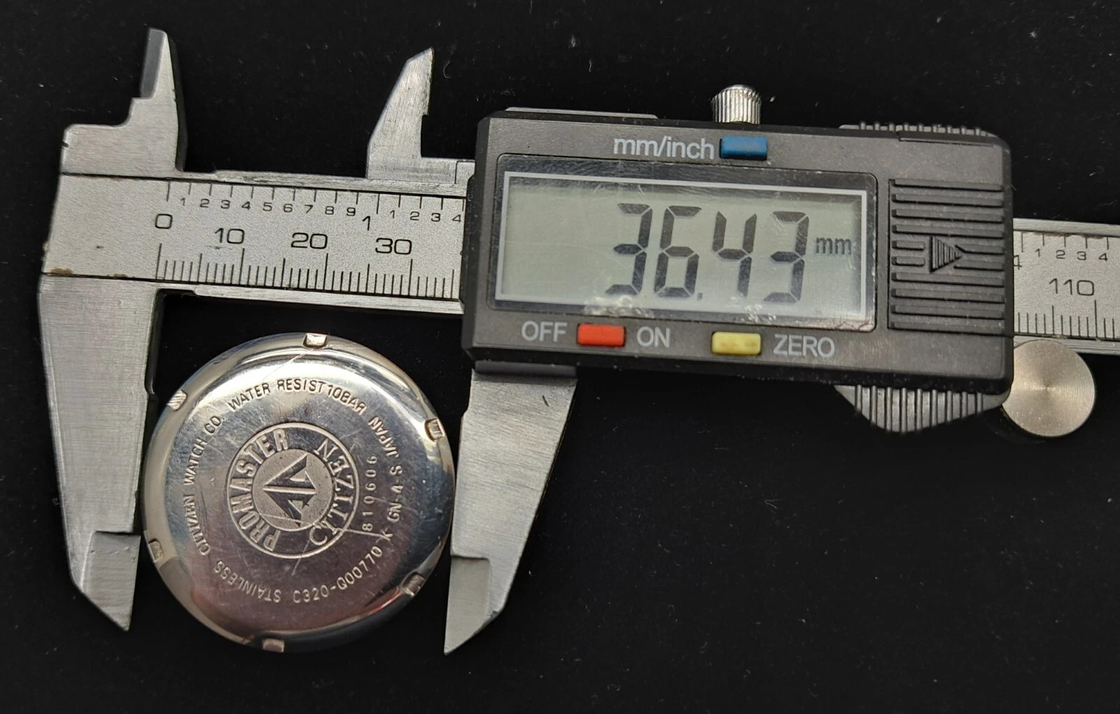 Citizen C320 Watch Case Back Cover Promaster Navisurf