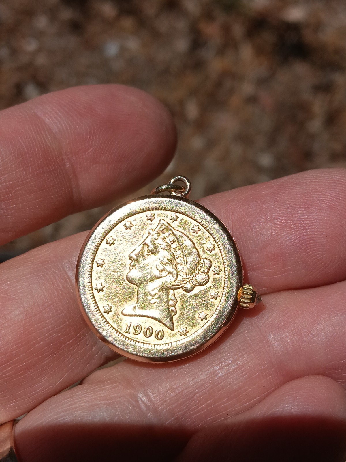 Beautiful 18K Gold Corum, $5 U.S. Gold Coin Dial & Back Cover.