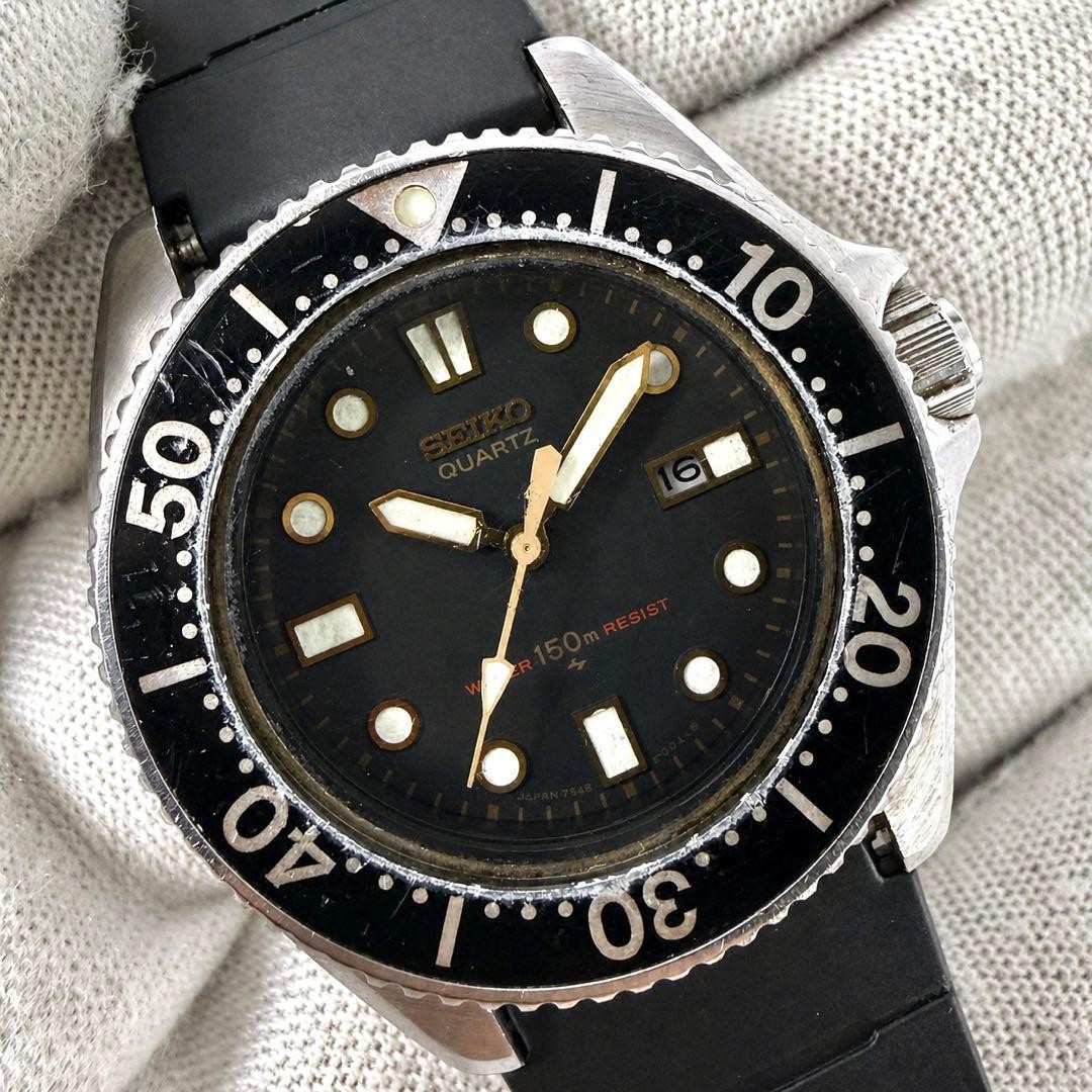 New battery Working SEIKO Divers 2625 0010 Date Wristwatch