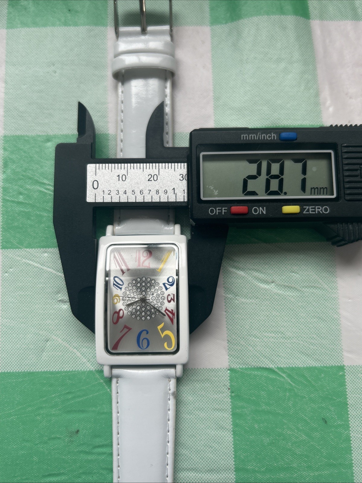 Xhilaration Multicolored Numbers White Band Women’s Quartz Watch