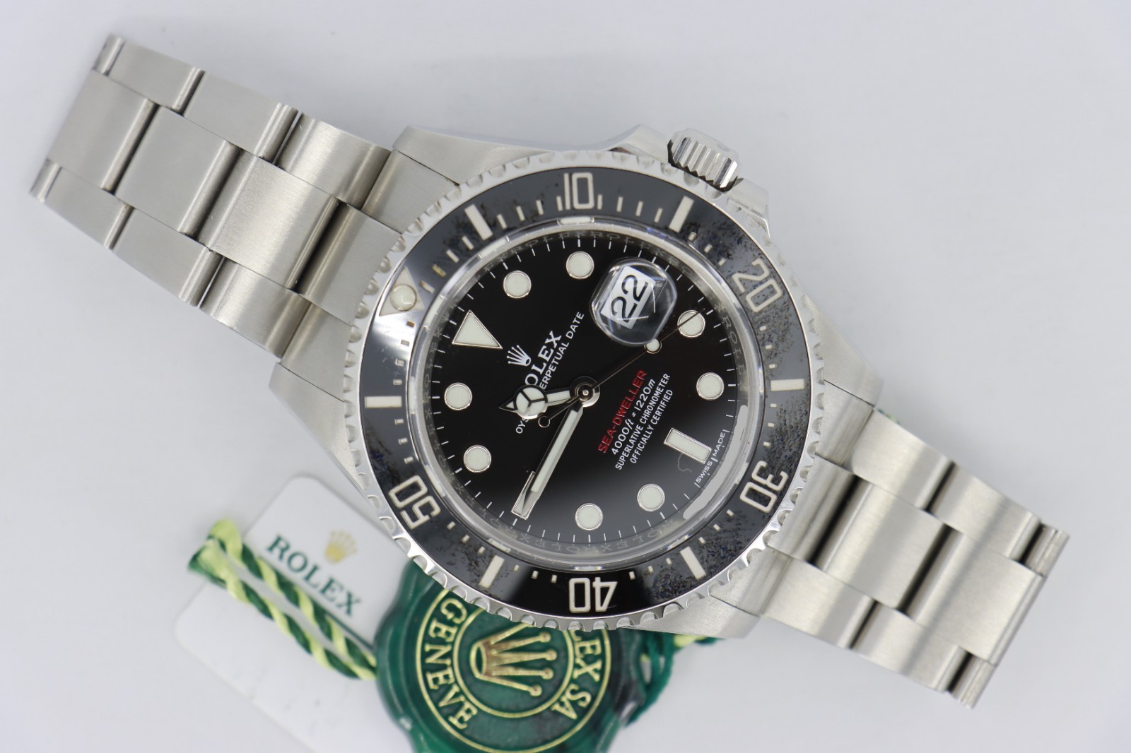 Rolex Sea-Dweller 126600 «Red Sea-Dweller» Black Dial Ceramic Bezel Box & Papers
