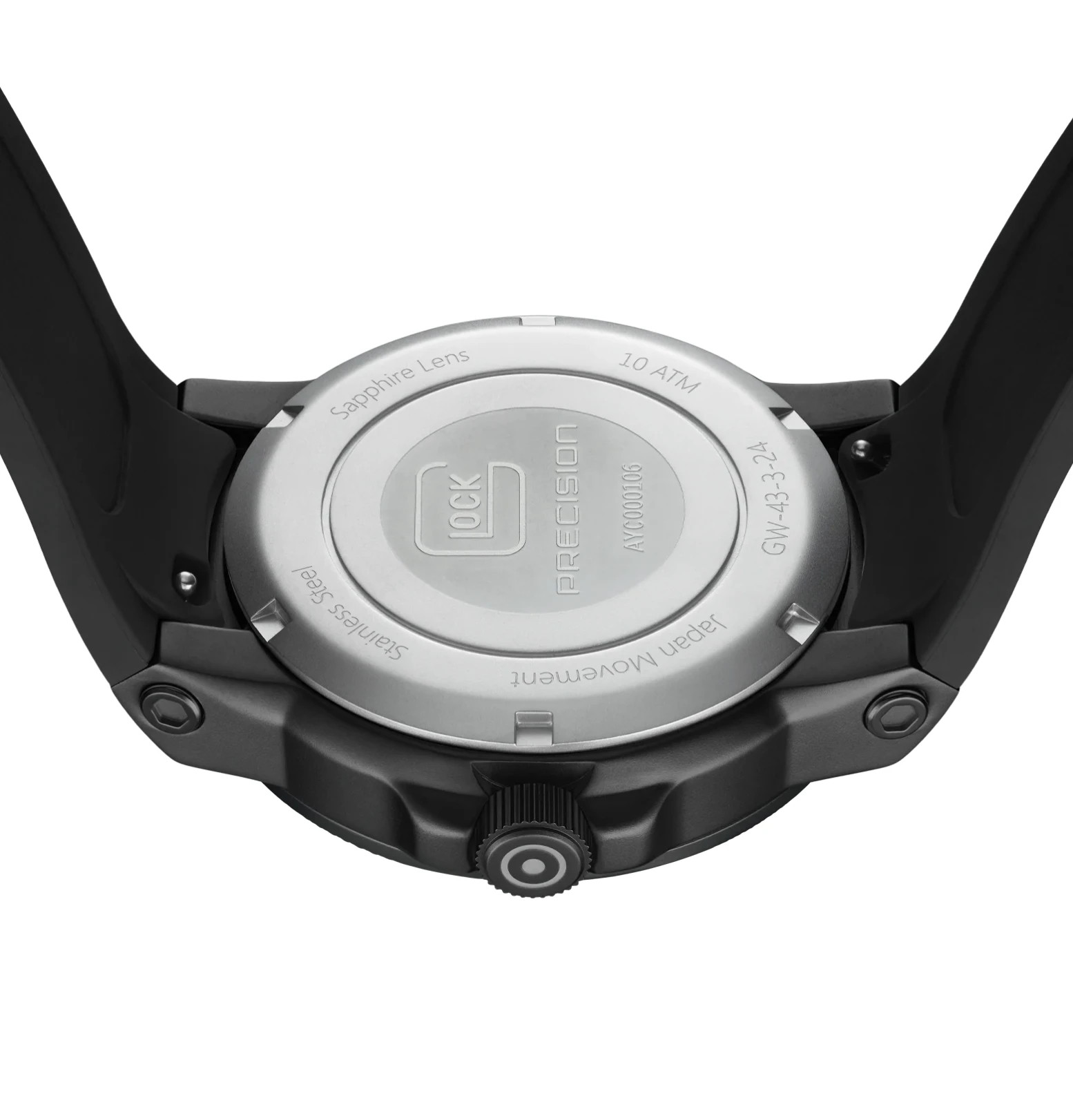 Glock GW-43-3-24 Watch 10 ATM WATER RESISTANCE, SWISS SUPER-LUMINOVA®