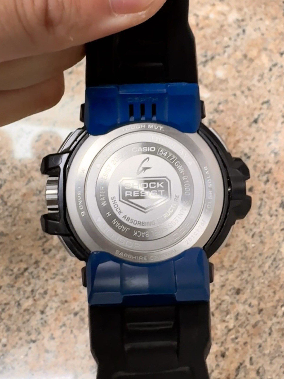 Casio G-Shock Gulfmaster Quad Sensor (GWN-Q1000-1AJF)