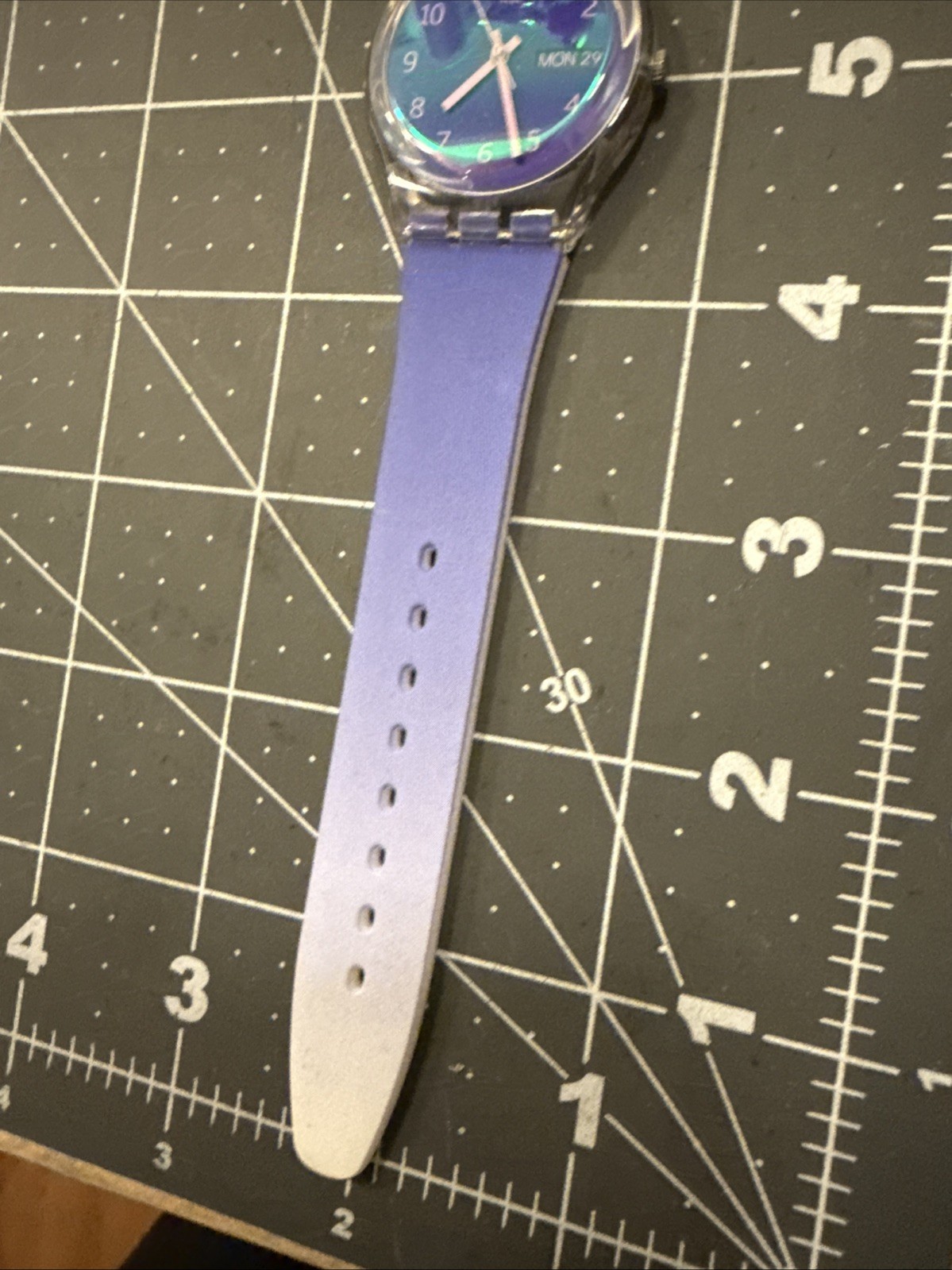 Swatch ULTRALAVANDE GE718 lilac watch Fantastic condition see pictures