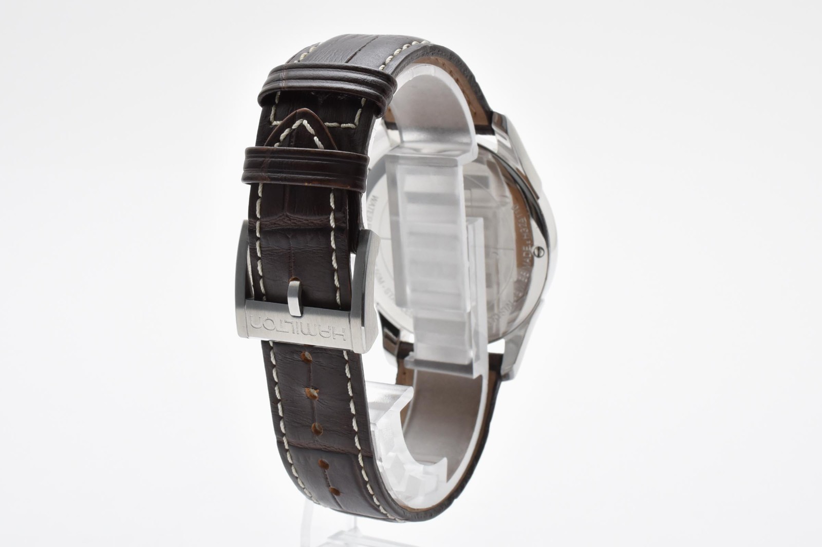 New Batt HAMILTON Jazzmaster H324110 Silver Dial Date Quartz Men’s Watch JAPAN