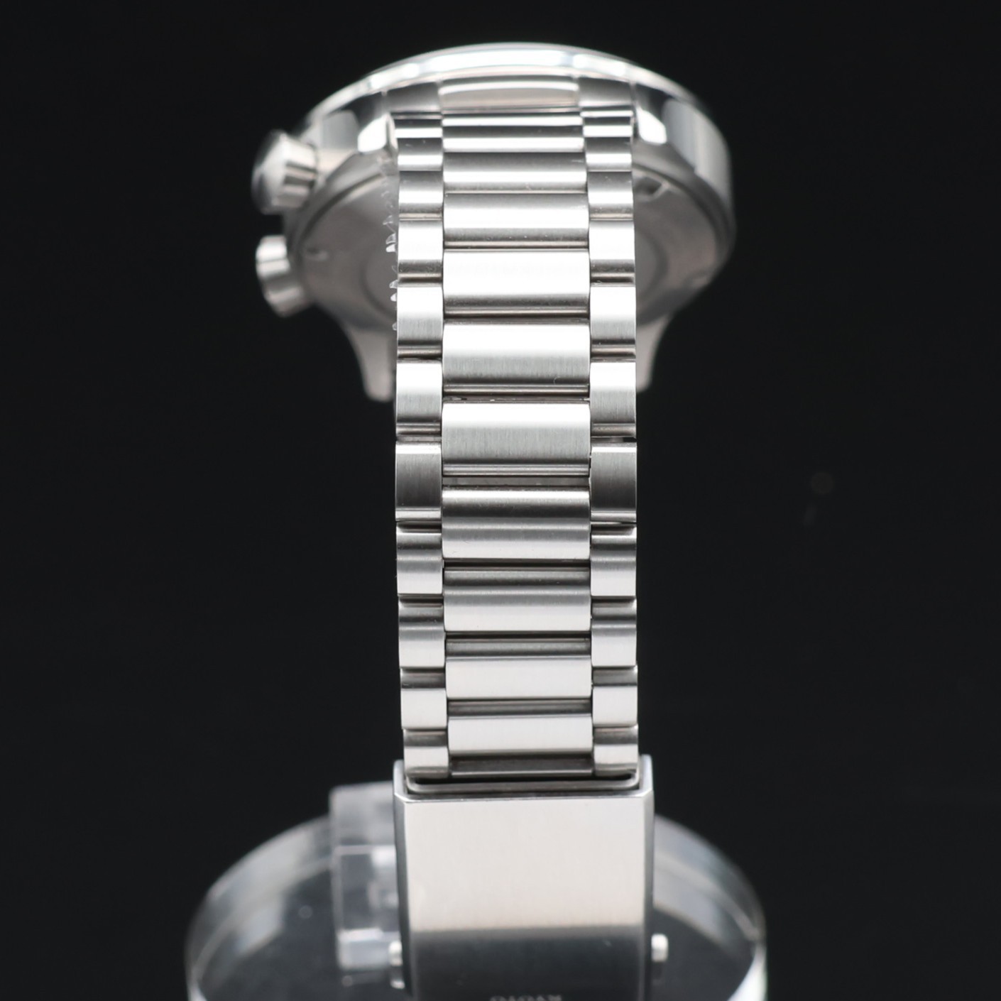 Kuoe Sombrero 90-011 Salmon Pink Linen Textured Dial Automatic Watch Full Kit