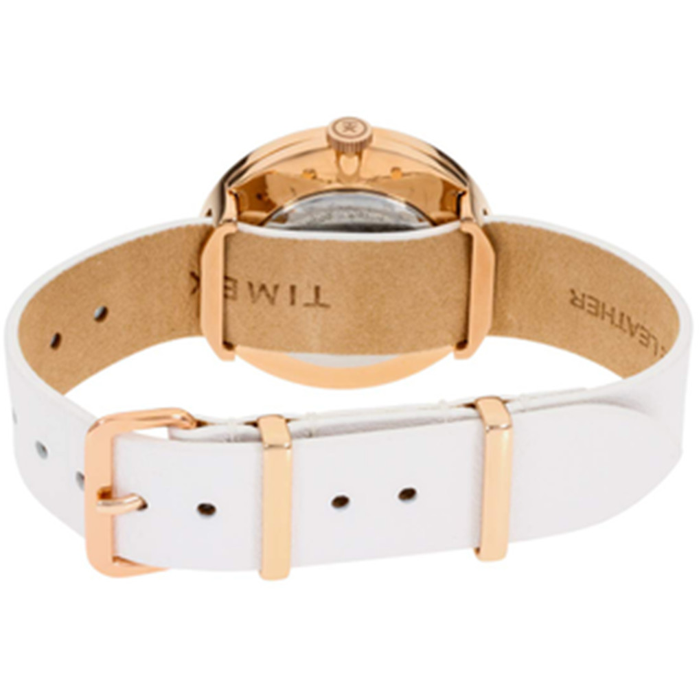 NEW TIMEX VARIETY ROSE GOLD TONE LEATHER BAND WATCH BOX SET TWG020200