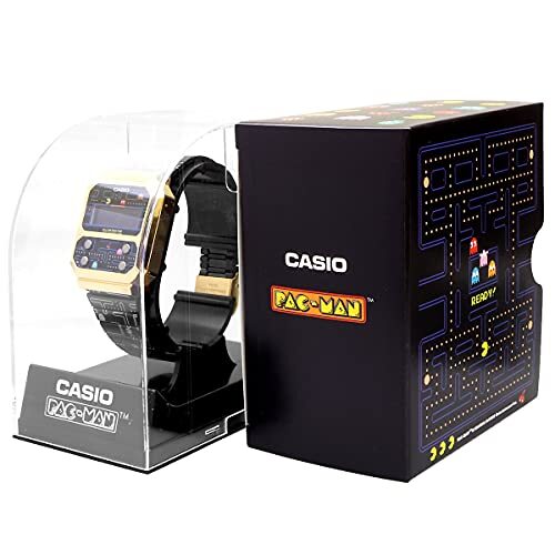 Casio A100WEPC-1B Men’s Digital Watch Reprint Design Pac-Man Collaboration