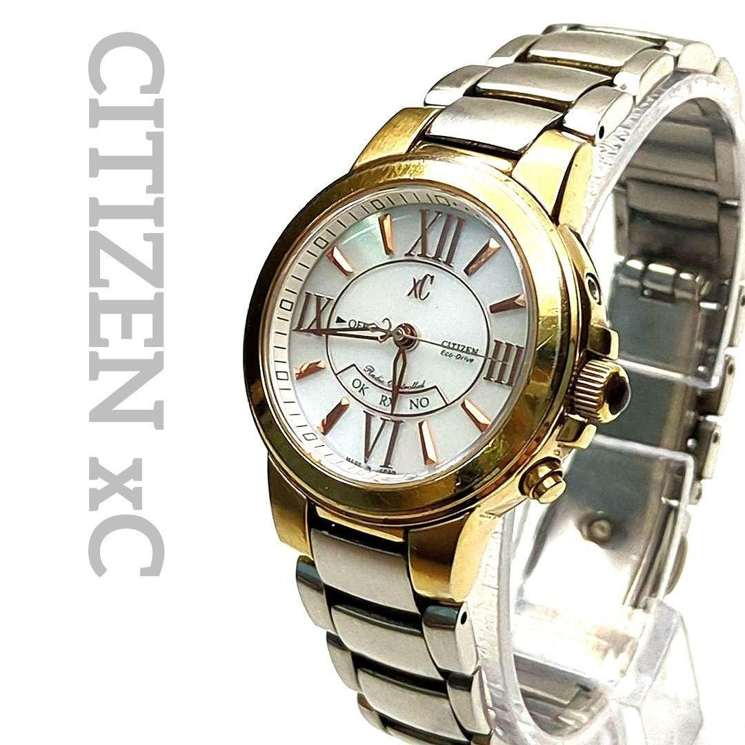 Working Item CITIZEN xC Citizen Cross Sea Ladies Watch Radio Solar Combination C