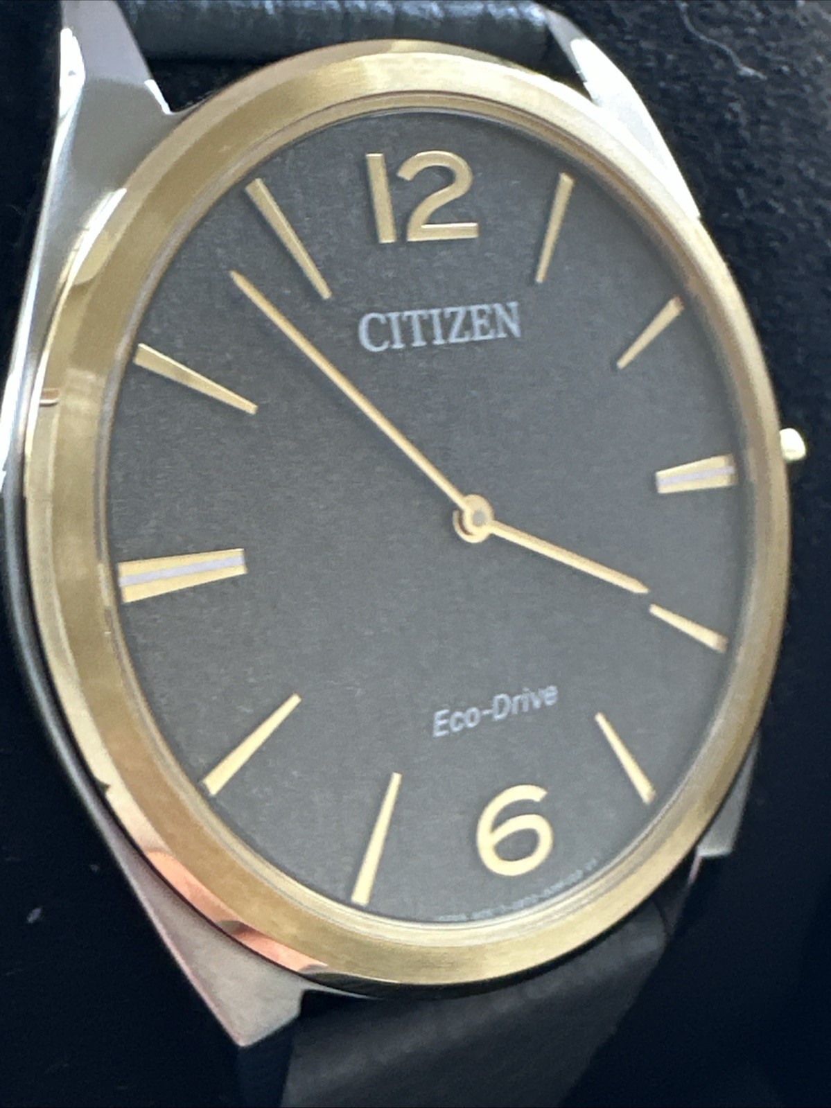 Citizen Men’s Sapphire Crystal Solar Eco-Drive Gray Watch 38 MM AR3124-07H