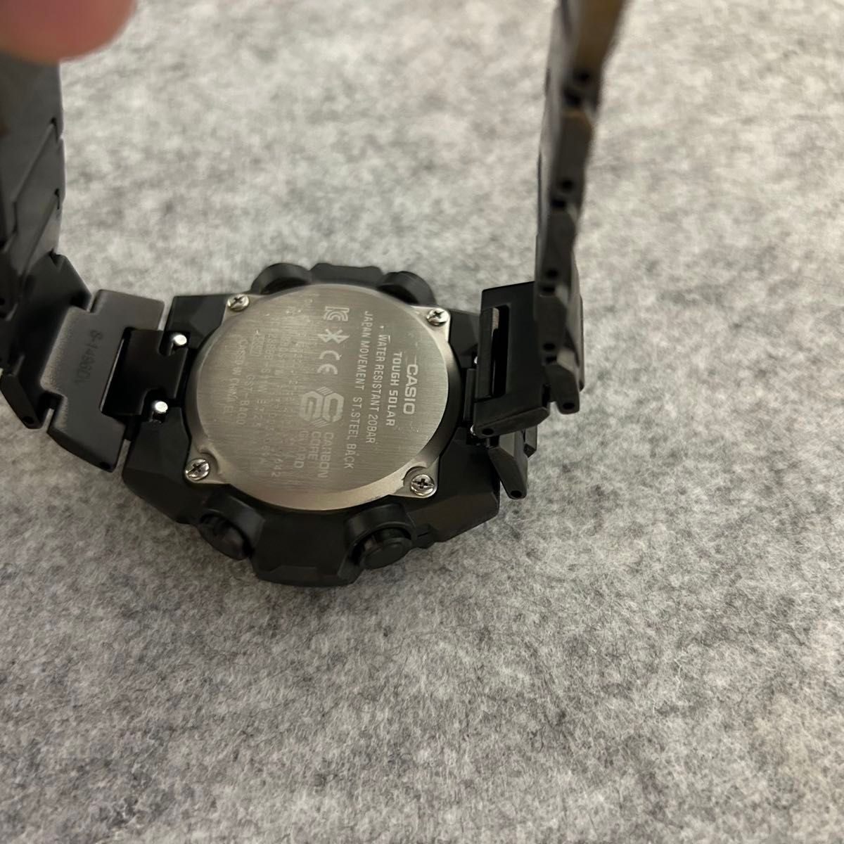 G SHOCK GST B400BD 1A2JF G STEEL Solar Radio Bluetooth Black Blue G Steel G Shoc