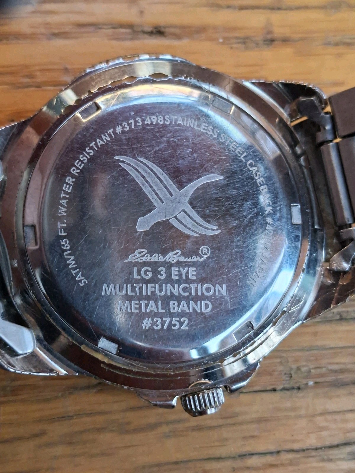 Eddie Bauer LG Eye Multifunction #3752 mens watch