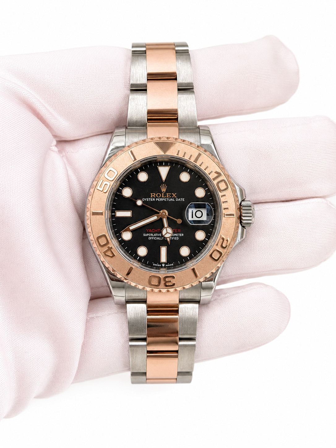 2020 Rolex Yacht-Master 126621 Two Tone Oyster Bracelet Watch and Card