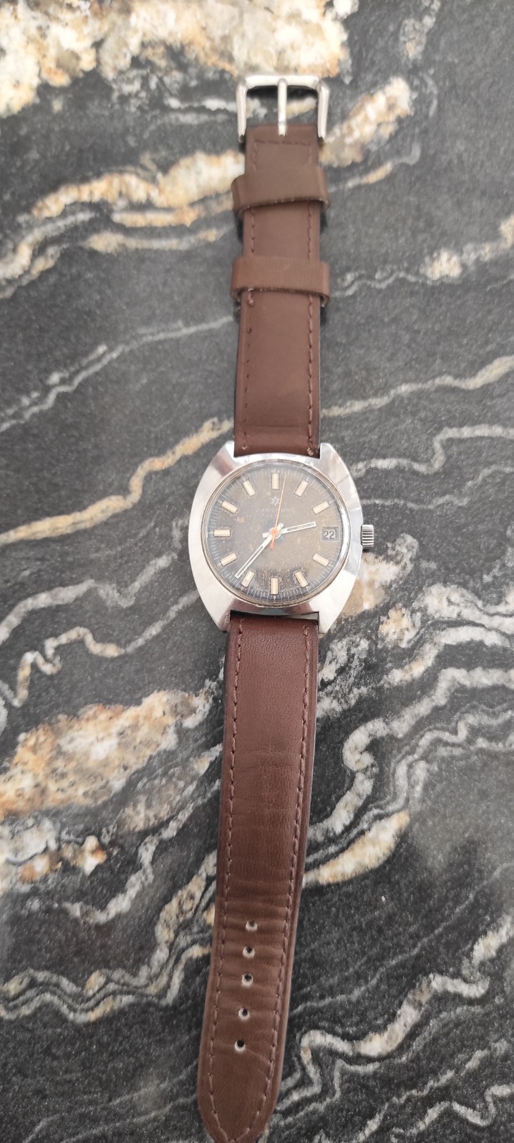Rare Vintage Junghans 17 Jewels Cal. 620.52 Manual 1974 Tropical Patina Watch