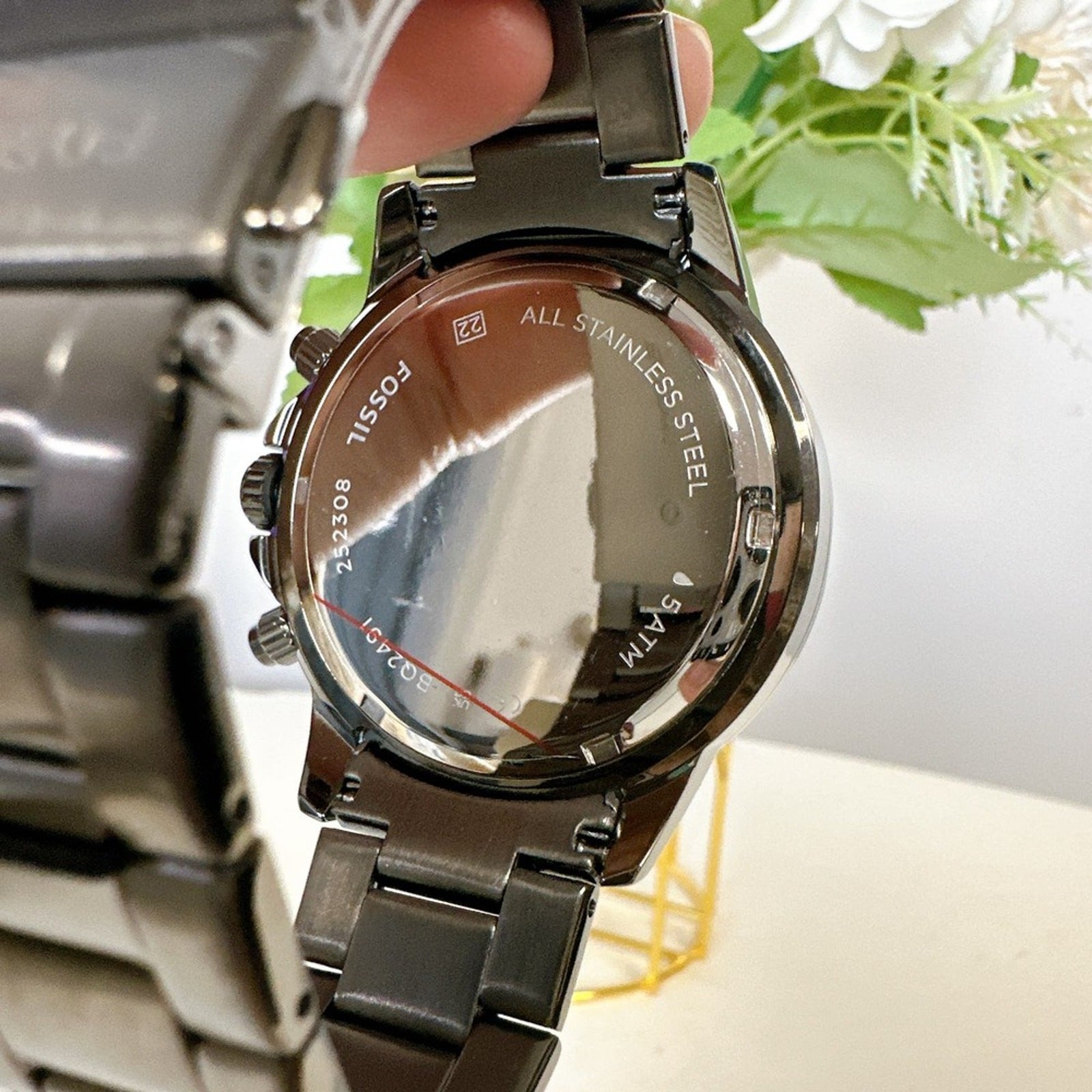 Fossil BQ2491 Bannon Multifunction Smoke Stainless Steel Watch