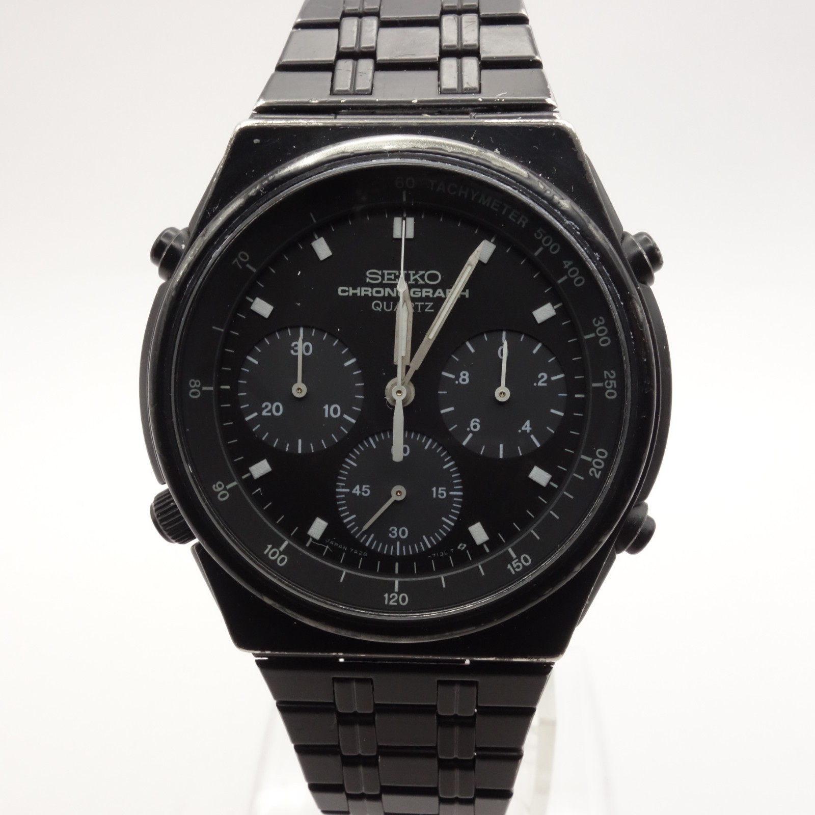 Seiko Quarts Analog Chronograph 7a28-7110 1983