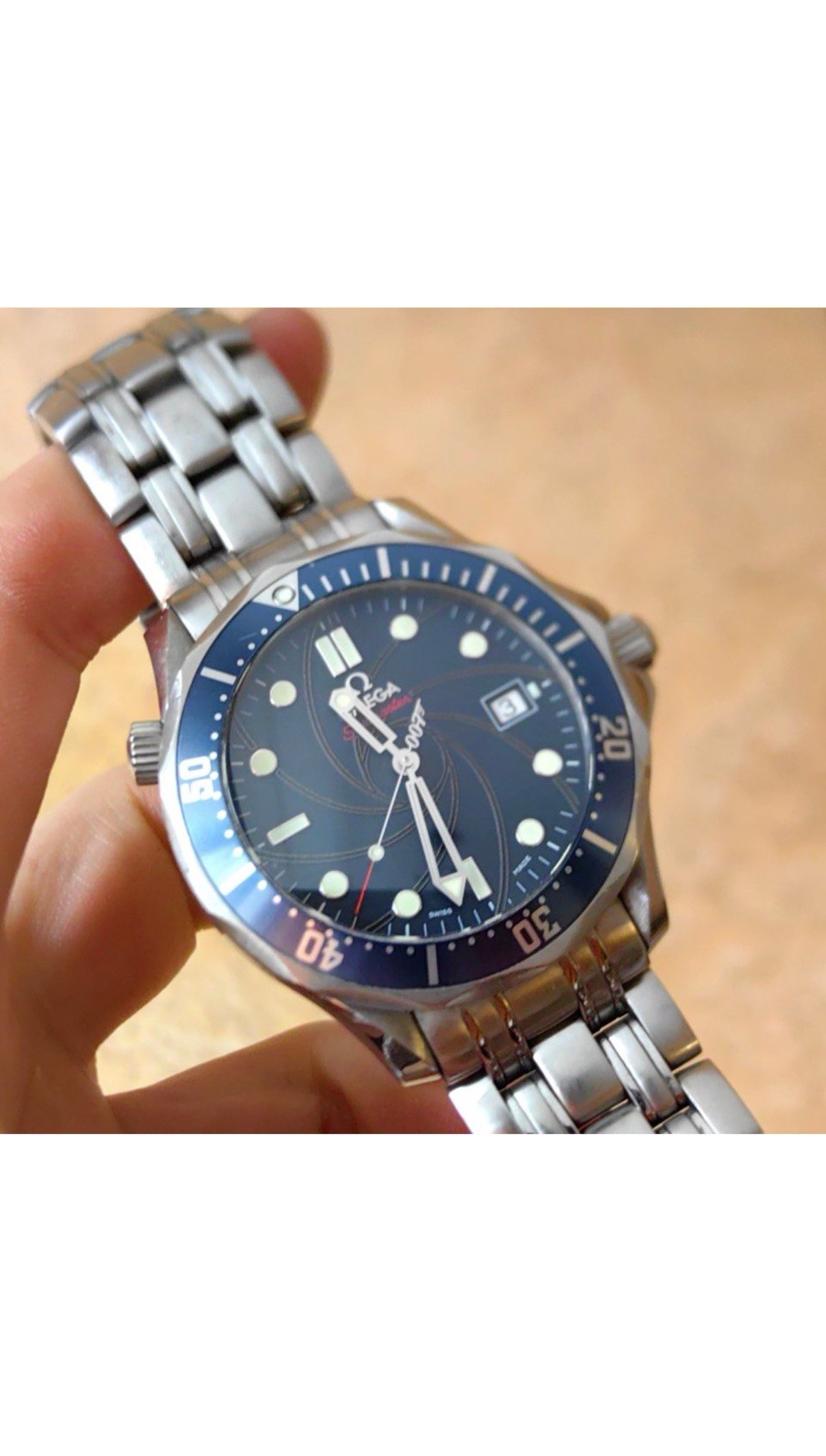 Omega Seamaster Diver 300M 2226.80 41mm Stainless Steel 007 James Bond Limited