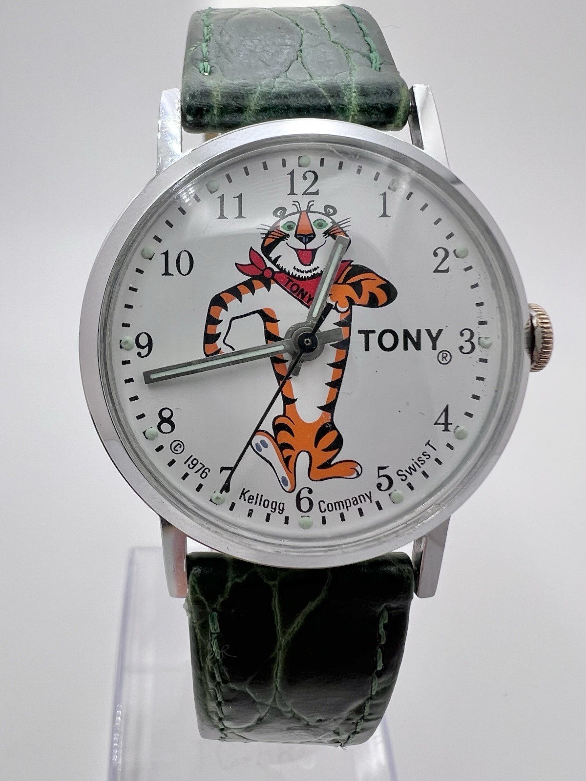 Vintage Rare 1976 Kellogg Cereal Tony The Tiger Watch Unique Collectors Cartoon