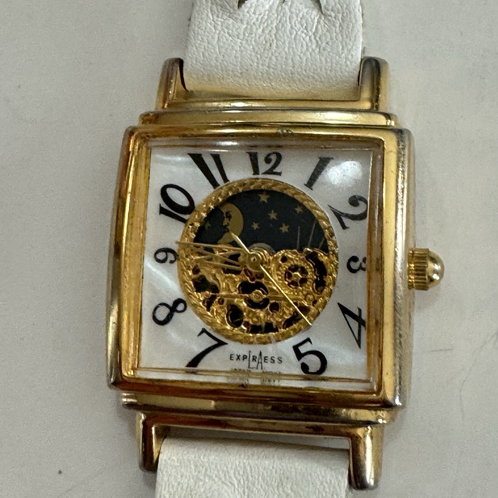 Vintage Moon & Stars Watch LA Express Abalone Needs Battery
