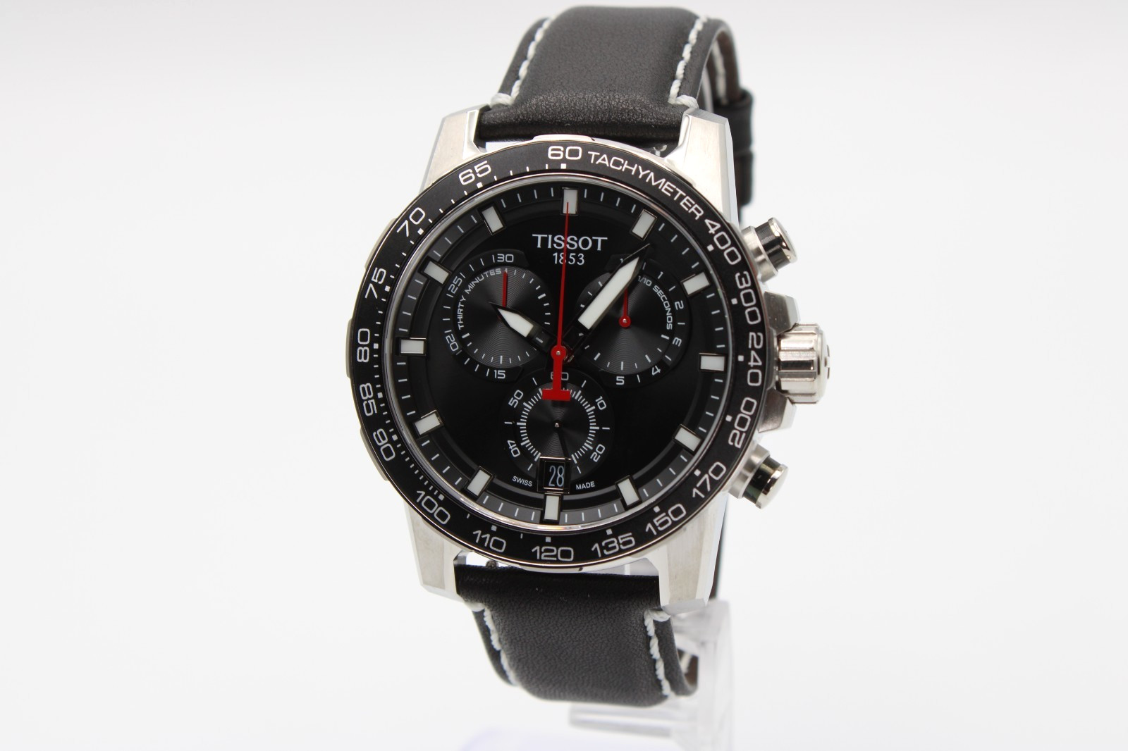 TISSOT Supersport Chrono T125.617.16.051.00 Quartz Black Dial Men’s Watch 45.5mm
