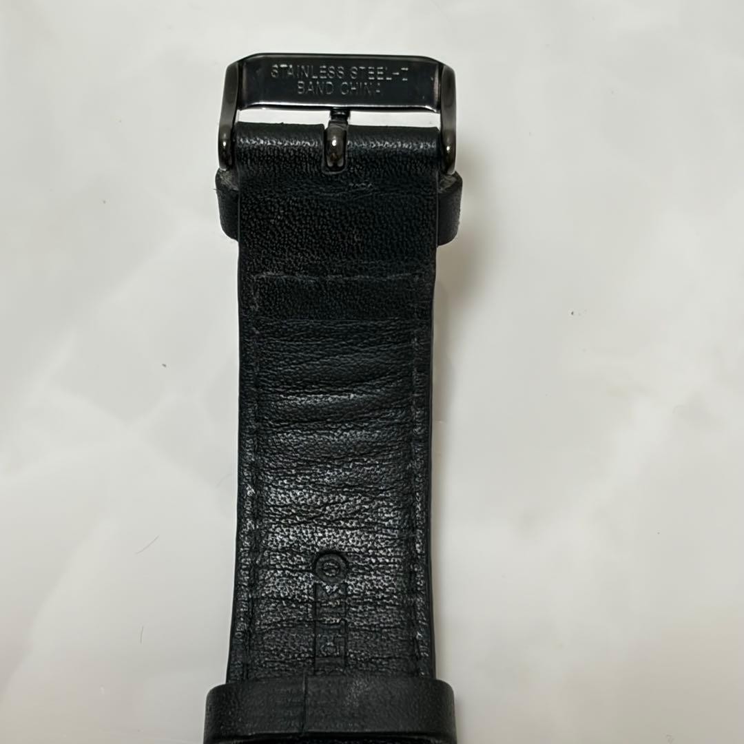 SEIKO SNKN45K1 Recraft Automatic Watch Transparent Back Genuine Leather Strap Bl