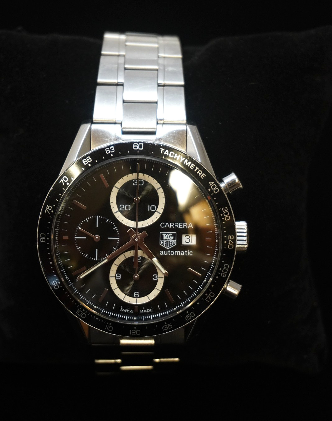 Tag Heuer Men’s Carrera Automatic Chronograph Watch CV2010 Calibre