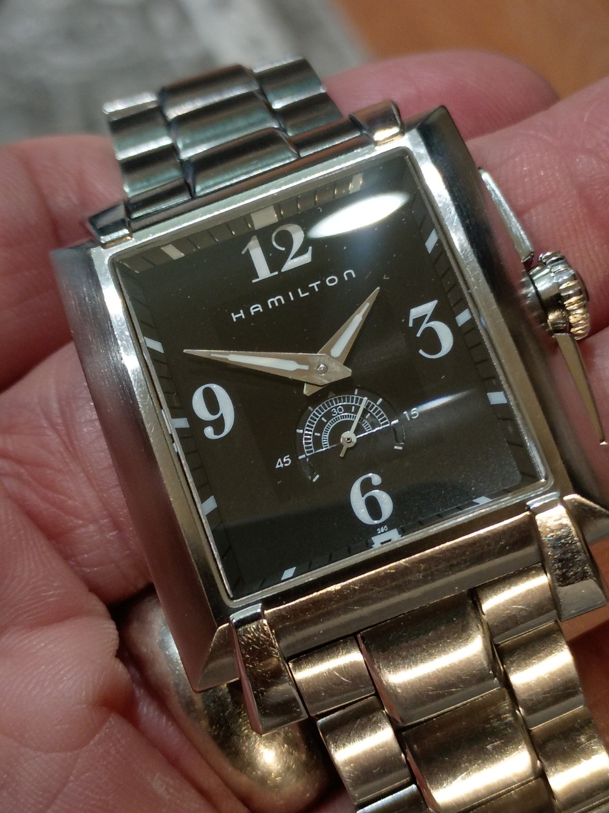 Hamilton Trent Model Number H304110 Small Seconds Quartz Watch
