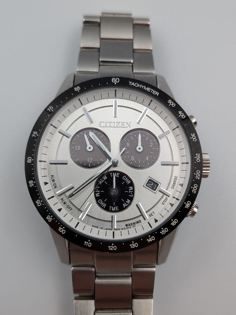 Citizen Eco-Drive E820-S083460 Solar Chronograph Watch