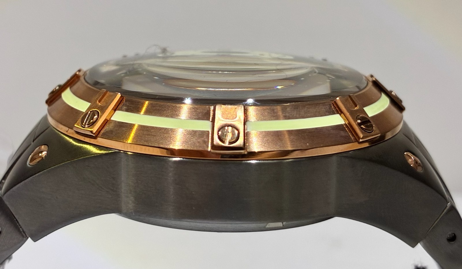 NUBEO GALILEO AUTOMATIC LE GRANITE GOLD 49MM AUTOMATIC WATCH MSRP: $1,100 (NEW)