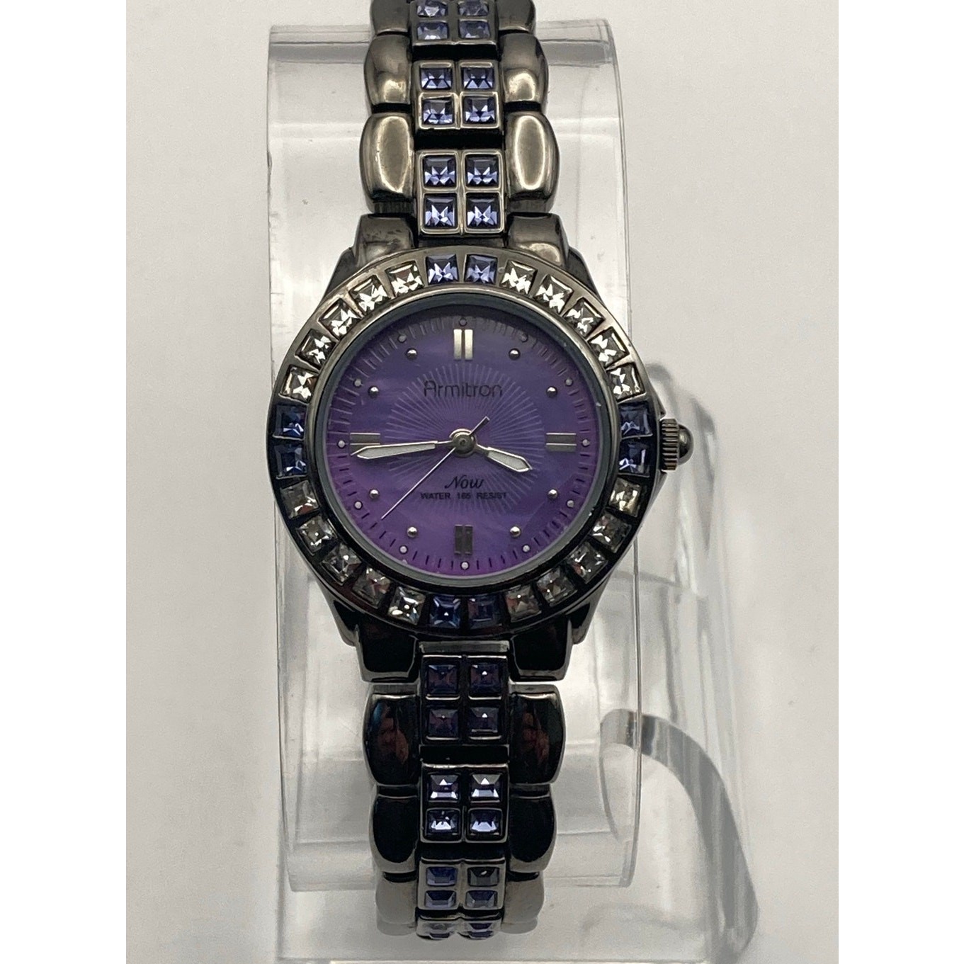 Armitron Now Womens Bracelet Watch 27mm – Fresh Battery – Wrist 6.5 WR 165 Feet