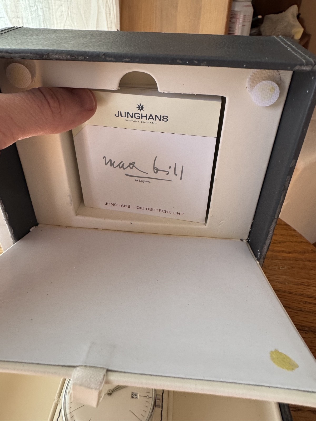 Junghans Max Bill Automatic Date White Dial Watch 027/4002.02