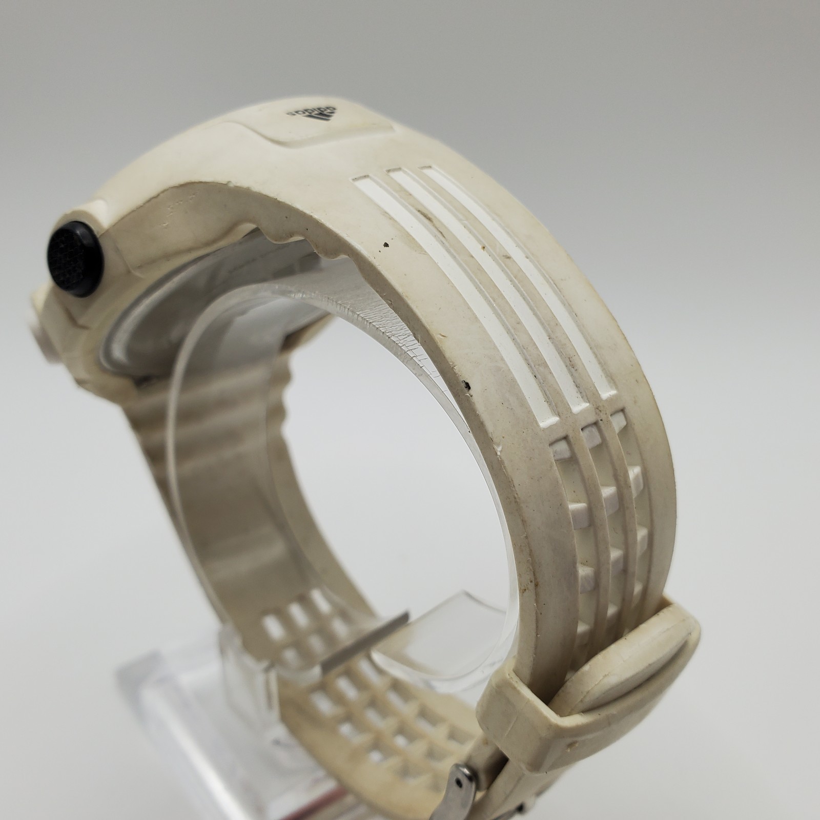 Adidas White ADP6083 Digital Watch Mens 53mm New Battery