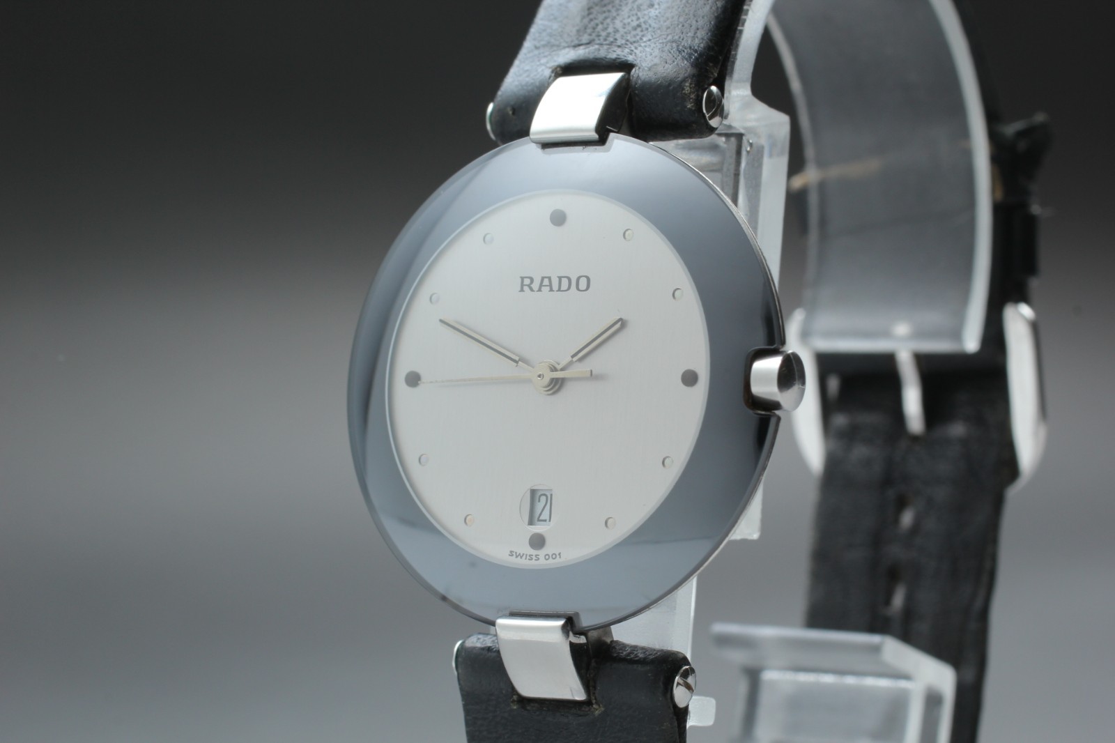 【Near MINT】 RADO 129.3576.4 Coupole Domed Watch Original Leather Belt from JAPAN