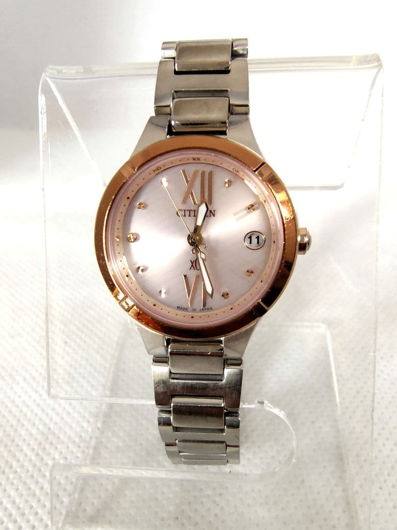 Citizen Solar Quartz Wristwatch 25mm Titanium Case Unisex wrist 15cm/5.9in