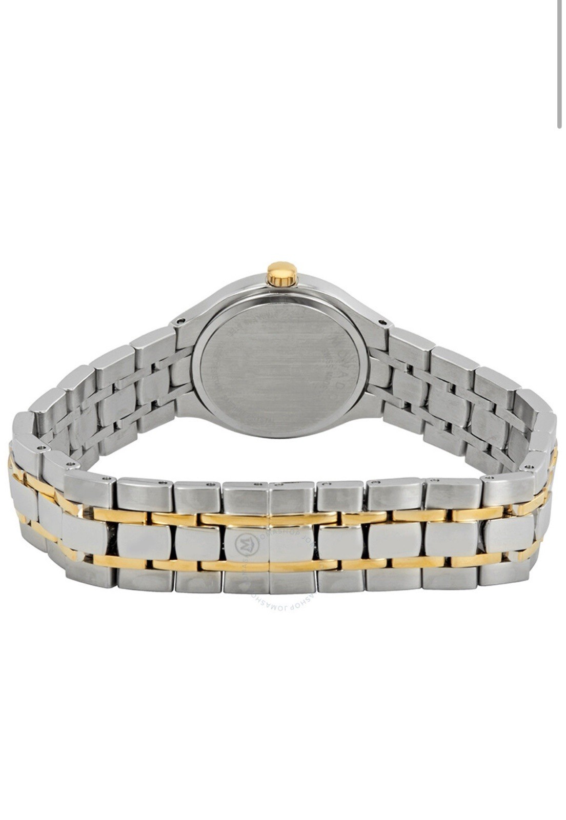 Brand New Movado Ladies Silver/Gold Two Tone Stainless Steel Watch 0606959