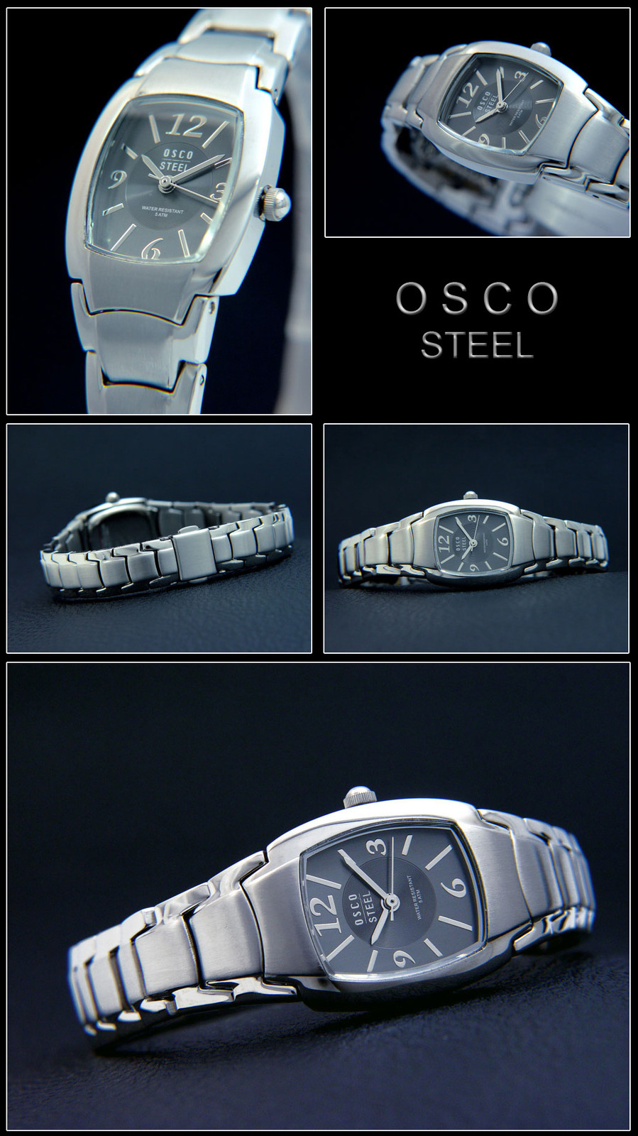 OSCO Sporty & Elegant Women’s Watch Stainless Steel 5 Bar Waterproof