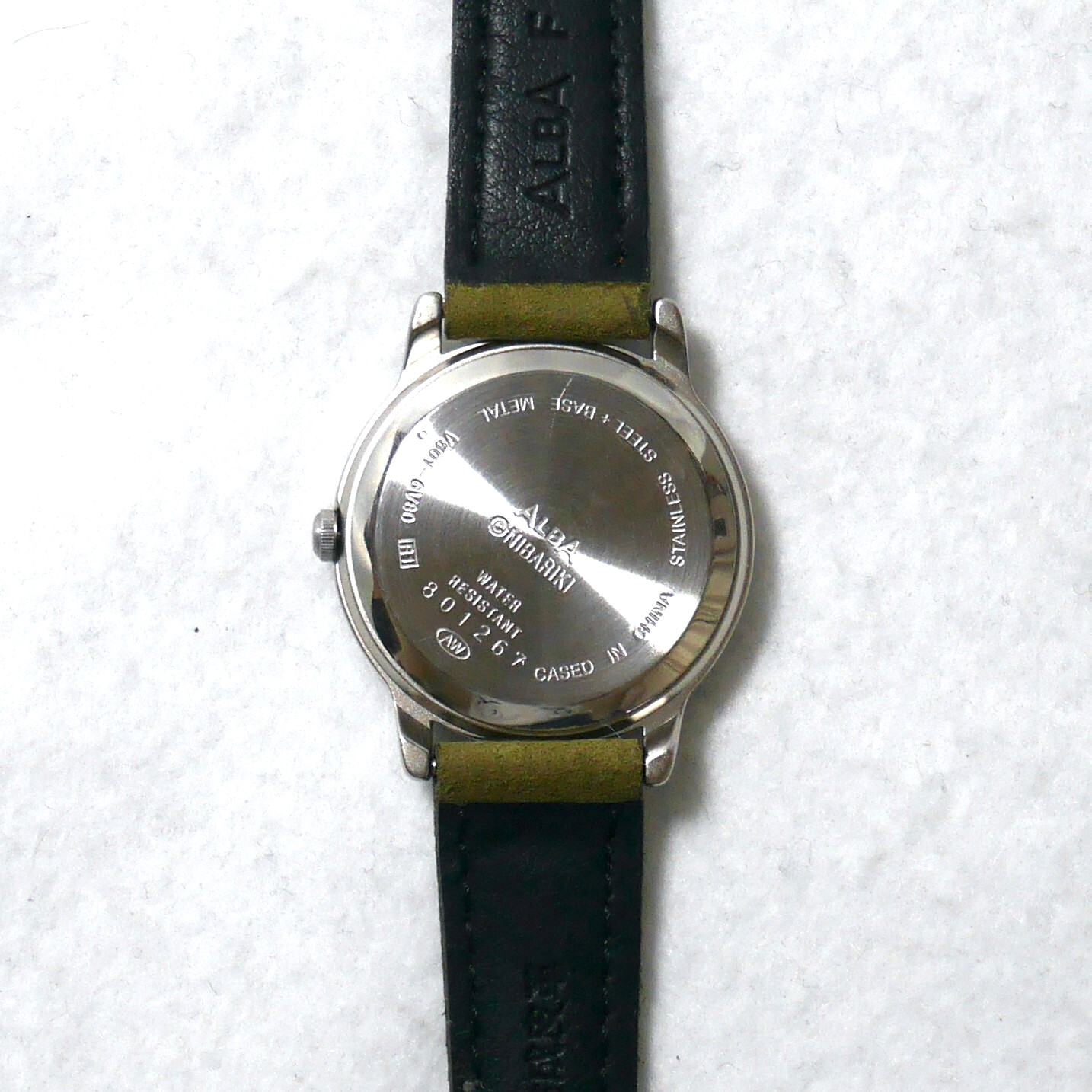 SEIKO ALBA Ghibli My Neighbor Totoro Watch ACBS551 Khaki Leather Original Box