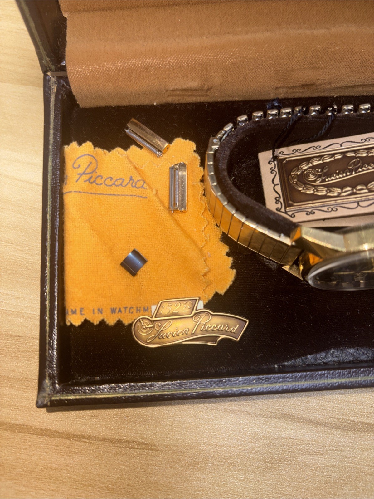 Rare Lucien Piccard Romulus 2002 Automatic Swiss Calendar Watch Full Set Works!