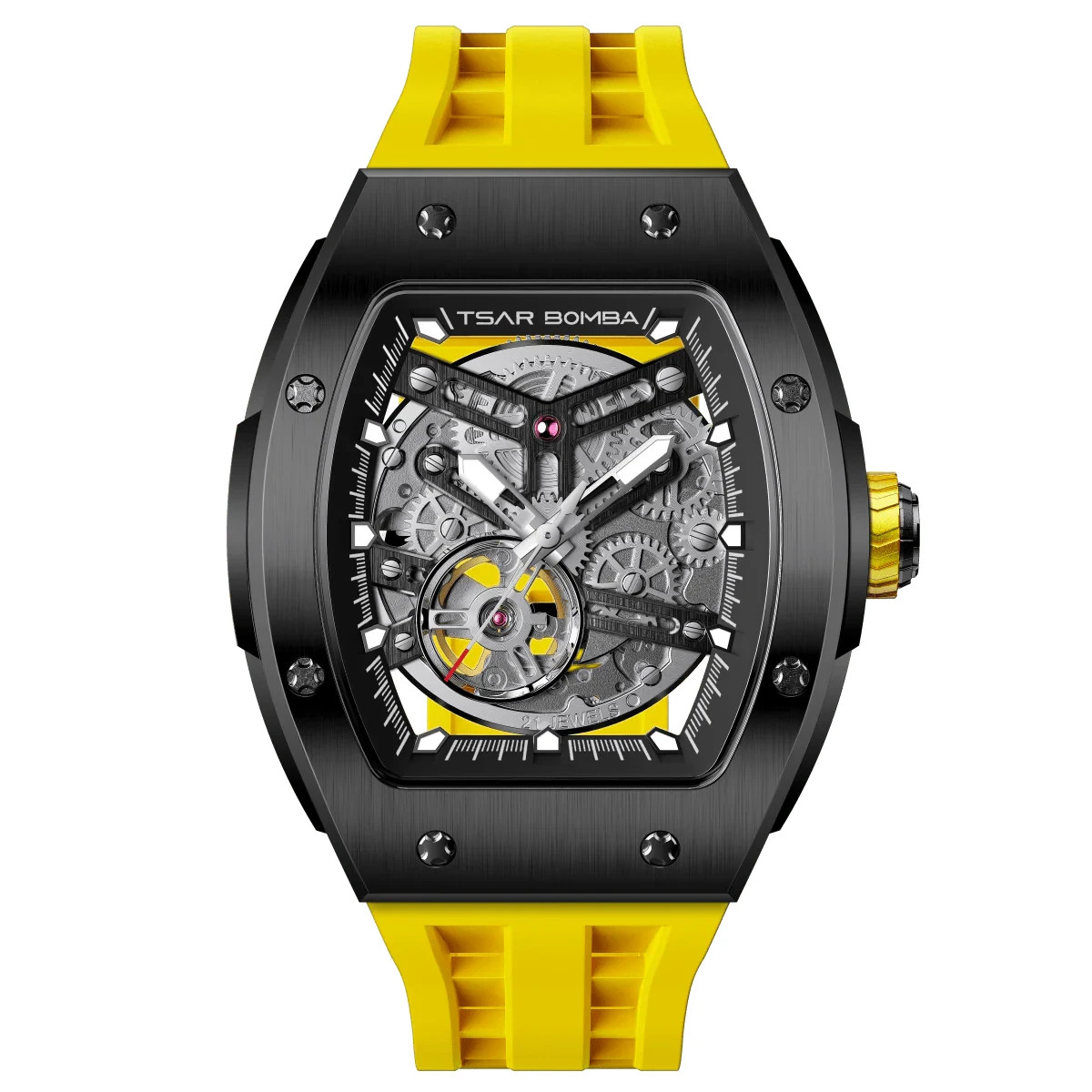 Tsar Bomba Elemental-Automatic Yellow Men’s Watch – TB8228A-05