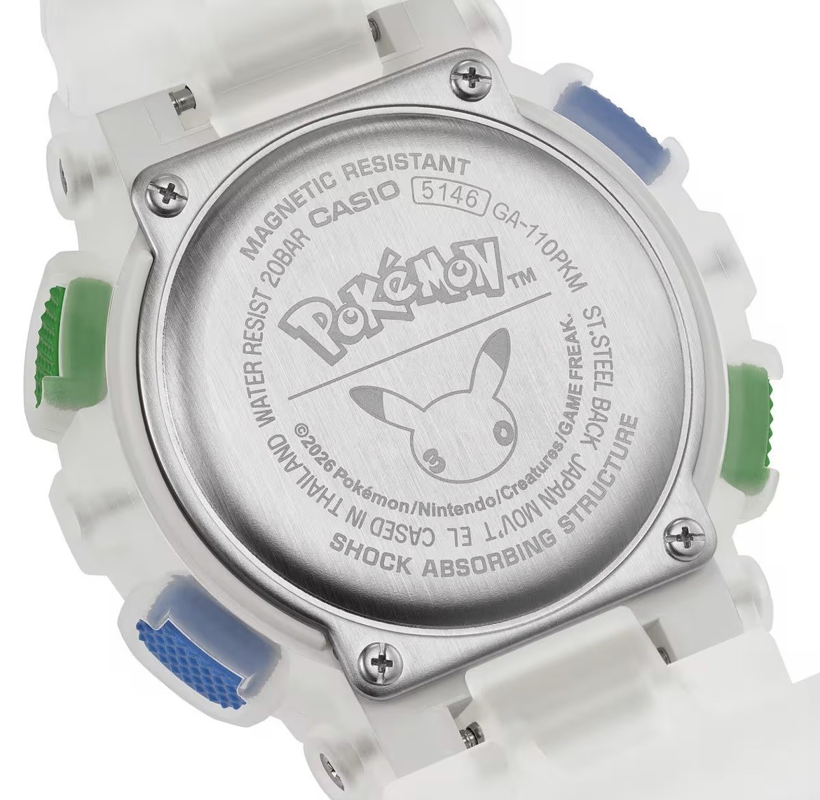 Casio G-Shock x Pokemon 30th Anniversary GA-110PKM-7A – Fast Shipping