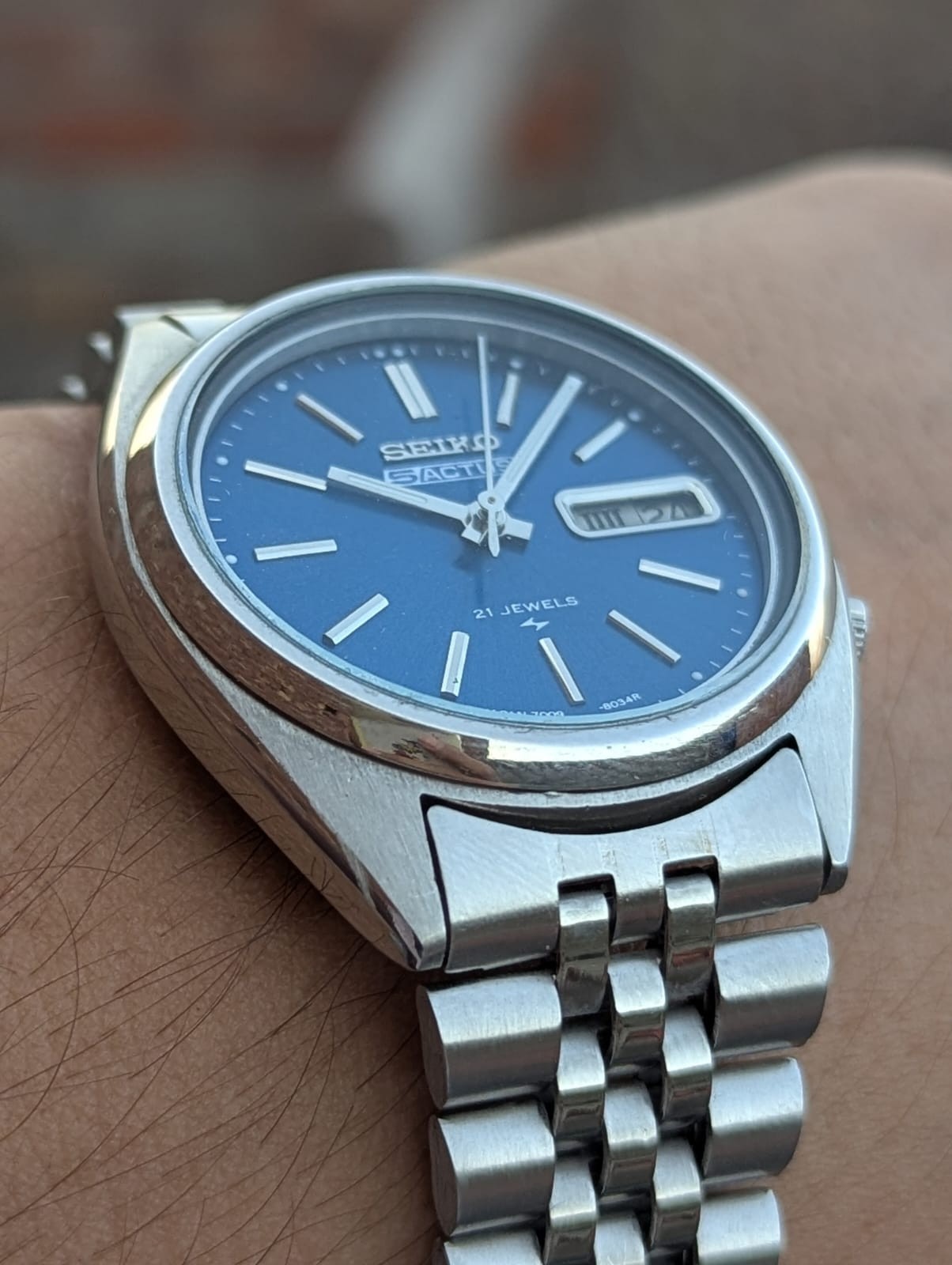 Seiko 5 Men’s Automatic Watches 7009 | Blue Dial | Japan Made