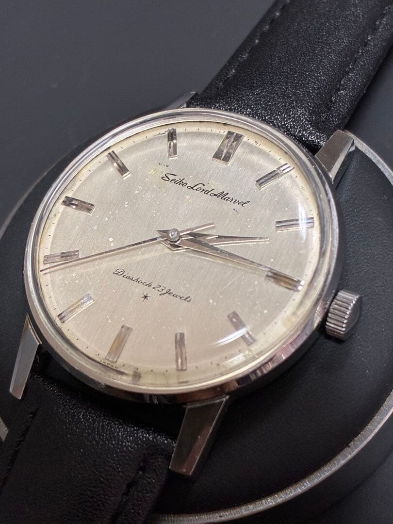 Authentic SEIKO Lord Marvel 15027 Manual Wind Vintage Dress Watch 35.5mm 1963