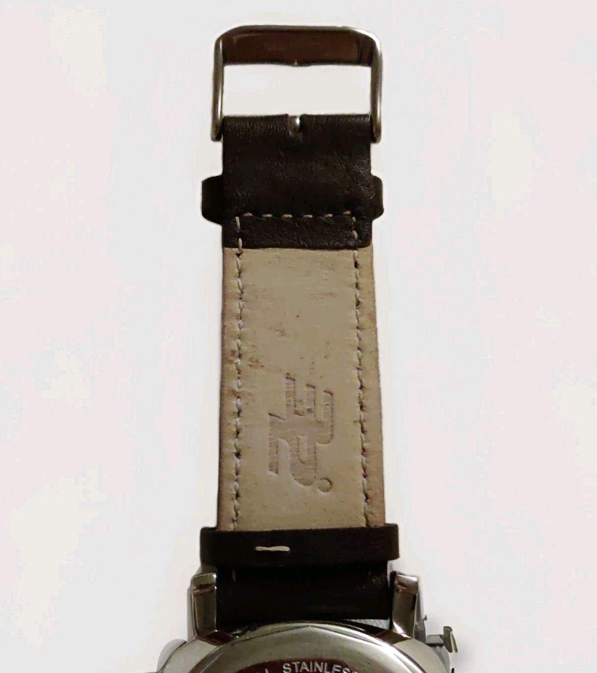 32 Degree Automatic Watch Blue face leather strap.