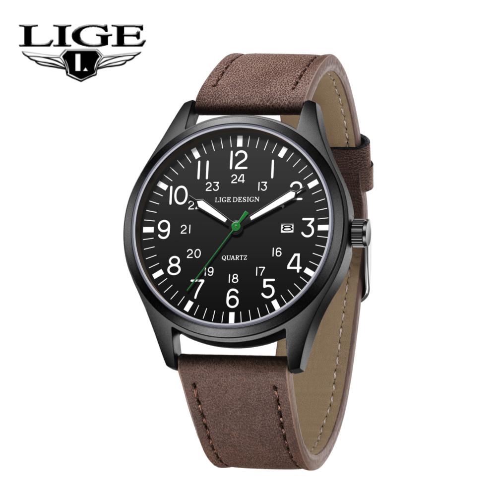 Military Men Watch Quartz Durable Luminous Date Waterproof Man Wristwatch Gift