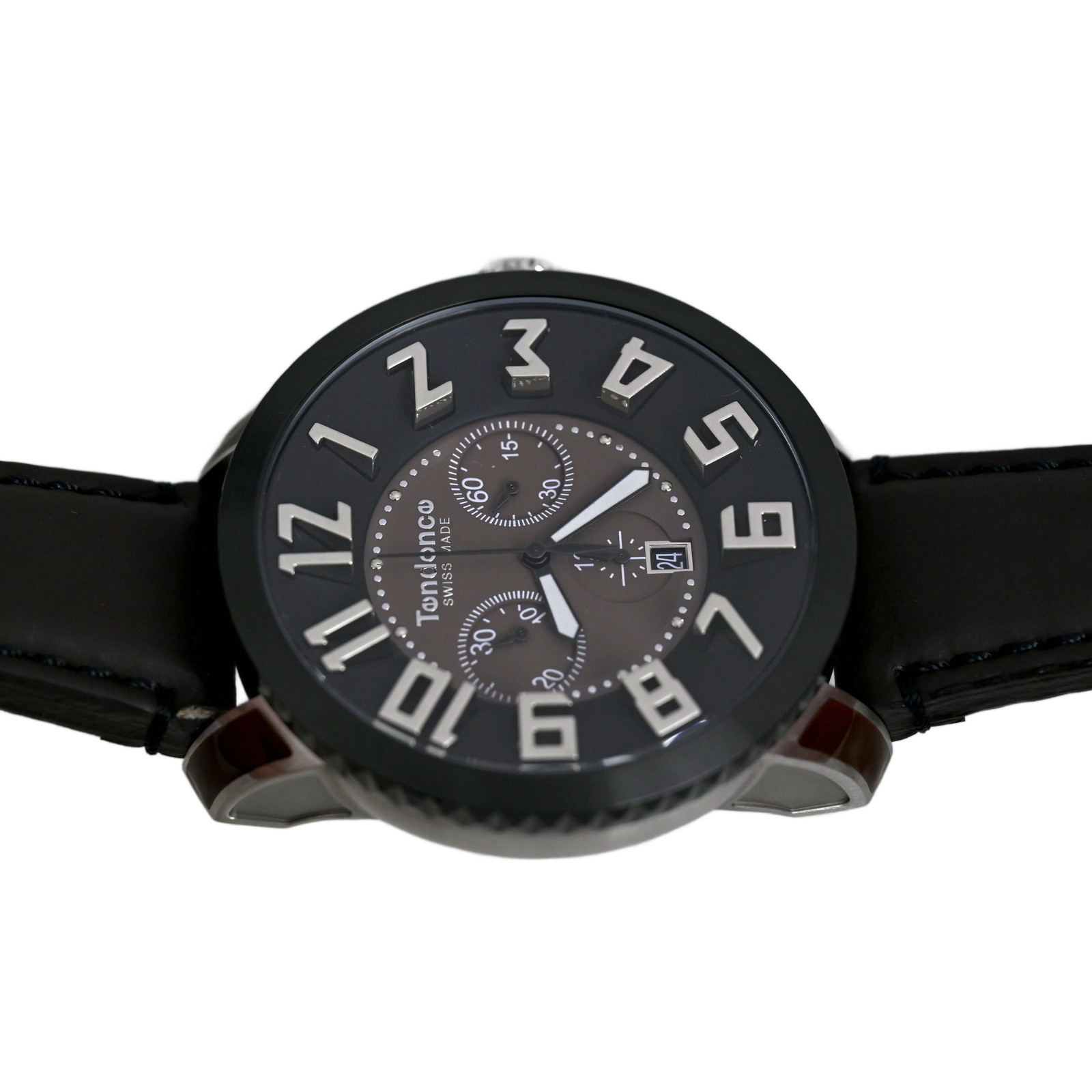 Tendence Gulliver Round Chronograph Men’s Black Quartz Ref. P2K7F198 Watch