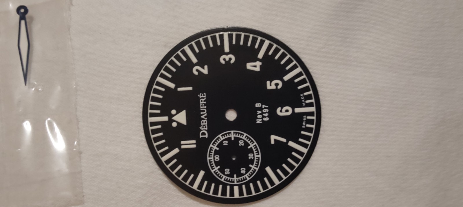 RARE DEBAUFRE Nav B 6497 Dial, Case, Hands, Crown. Brand New PARTS ONLY