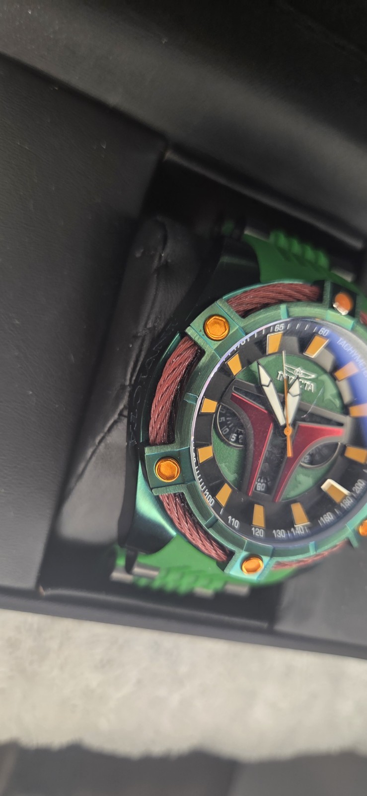 Invicta Boba Fett Star Wars 56 mm *LIMITED EDITION* Swiss Z60 Quarts Watch 27231