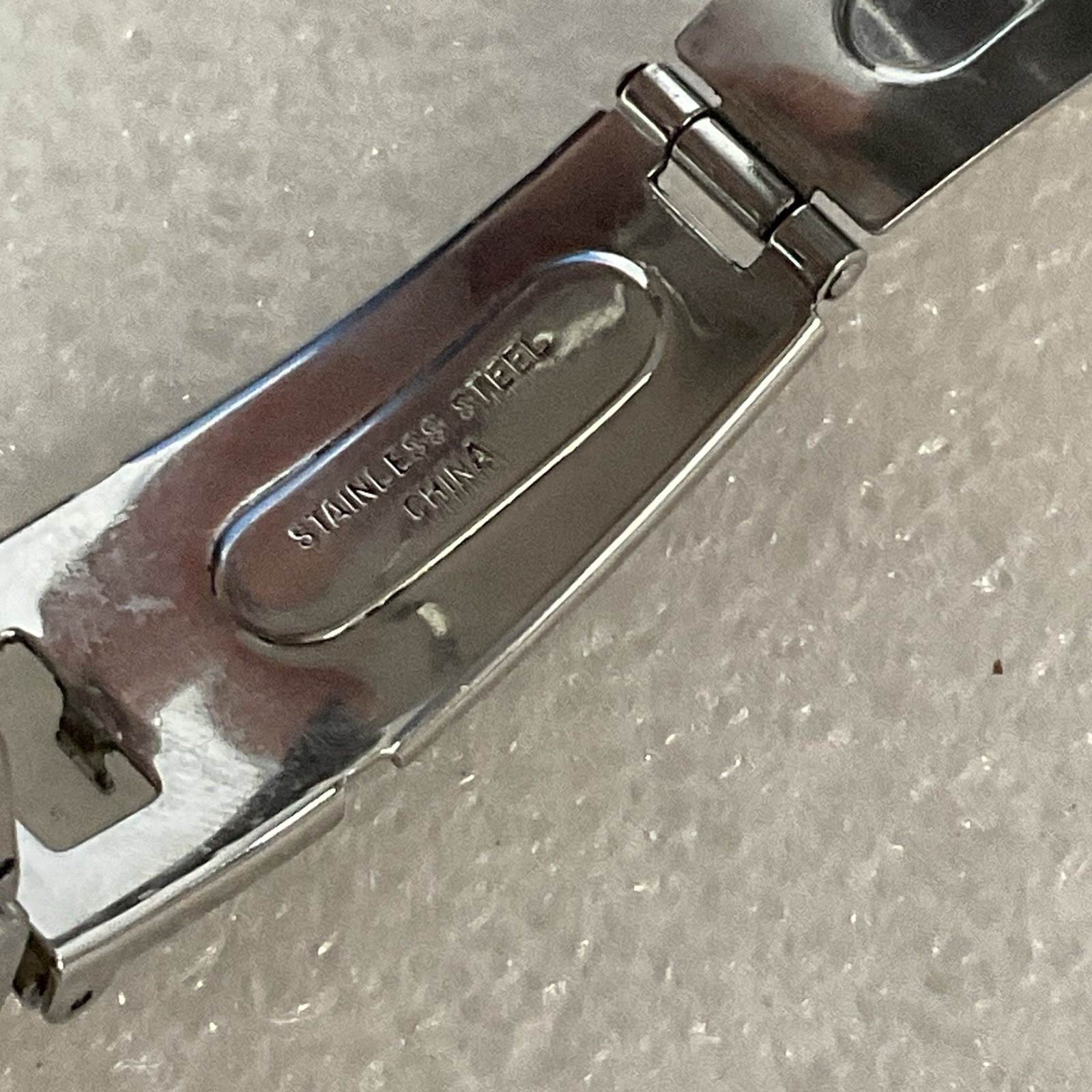 Mossimo Lavender Face Silver Color Stainless Watch