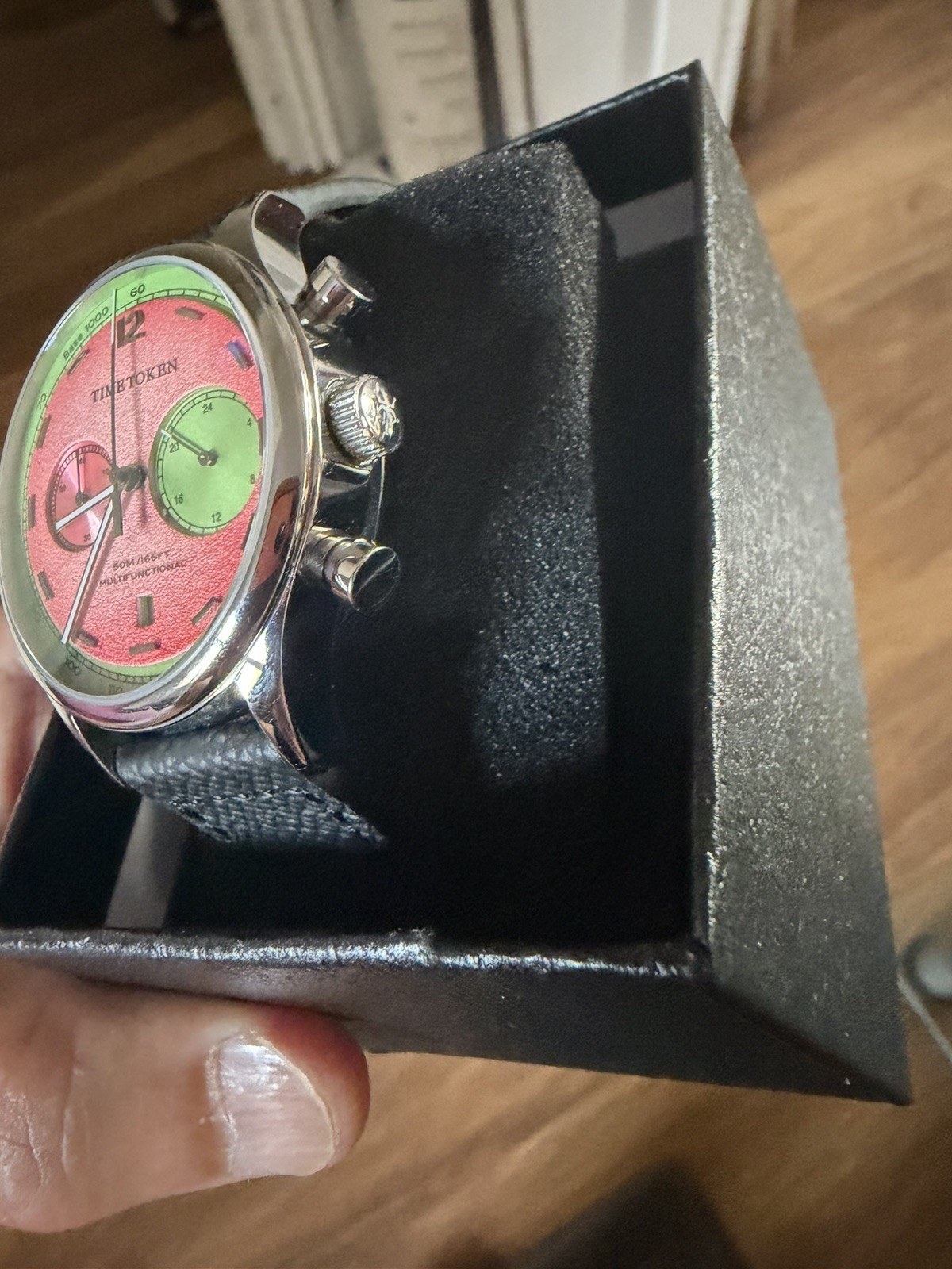 TIMETOKEN Studio underdog homage Watch Japan Miyota Watermelon Dial UK Seller